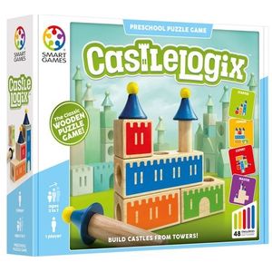 Smart Games - Castle Logix - Puzzelspel - Multicolor - Hout