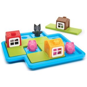 SmartGames - Drie Kleine Biggetjes - Bordspel - Educatief - Houten - 1 Speler