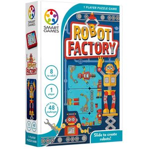 SmartGames - Robot Factory - Schuifpuzzel met 48 opdrachten