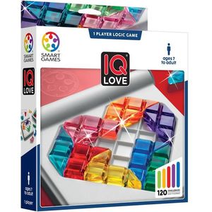 SmartGames - IQ Love - 120 opdrachten - puzzelspel - romantisch cadeau