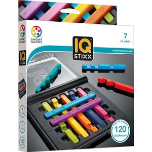 SmartGames - IQ Stixx - 120 opdrachten - puzzelspel voor kinderen en volwassenen