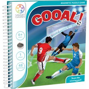SmartGames - Gooal! - Magnetisch Reisspel met 48 Opdrachten - Voetballen