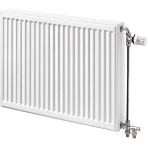 Henrad Compact All In paneelradiator 90x80cm type 21 1506watt 4 aansluitingen Staal Wit Glans 0113092108