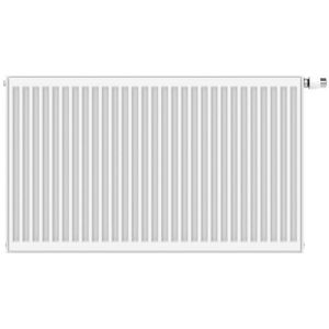 Stelrad Novello paneelradiator 40x70cm type 22 872watt 6 aansluitingen Staal Wit glans 221042207