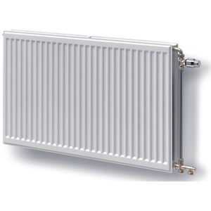 Stelrad Hygiene paneelradiator 90x60cm type 10 526watt 4 aansluitingen Staal Wit glans 0204091006