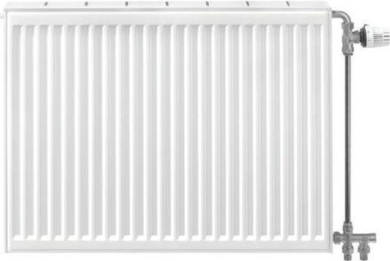 Stelrad Compact All In paneelradiator 50x160cm type 11 1333watt 4 aansluitingen Staal Wit glans 0214051116