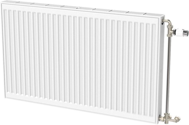 Stelrad Compact All In paneelradiator 90x50cm type 11 680watt 4 aansluitingen Staal Wit glans 0214091105