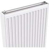 Henrad Alto paneelradiator 180x50cm type 22 1980watt 6 aansluitingen Staal Wit Glans