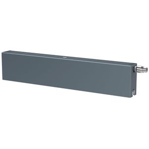 Stelrad Planar Plinth paneelradiator 20x200cm type 22 1222watt 6 aansluitingen Staal Wit glans 0148022220