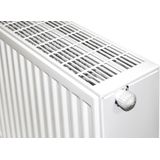 Stelrad Novello 8 paneelradiator 50x80cm type 33 1645watt 8 aansluitingen Staal Wit glans 0662053308