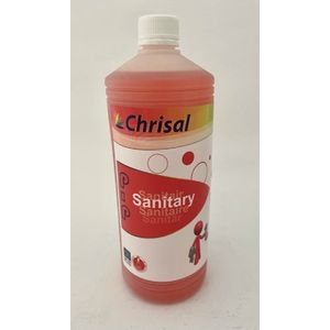 Chrisal PIP Sanitair Reiniger - Badkamerreiniger - Geconcentreerde biodegradeerbare reiniger aangerijkt met probiotica - 1 L