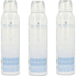 3 x Probisana - Deodorant spray vrouw probiotica bio - 150 Ml met natuurlijke probiotica