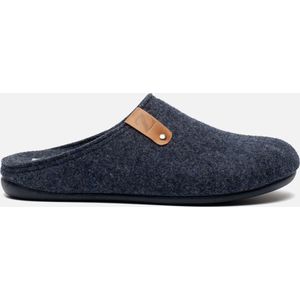 Basicz Pantoffels blauw Vilt