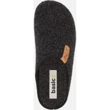 Basicz - Pantoffels - Grijs - Vilt - Instappers