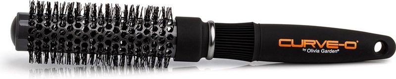 Curve-O - Backstage Styling Line - Haarborstel - Zwart - Ergonomisch Ontwerp