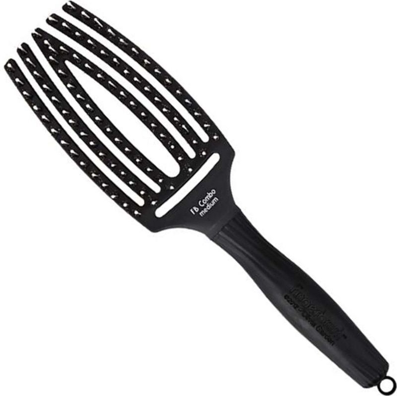 Olivia Garden Haarborstel -  Fingerbrush M - Olivia Garden - Zwart