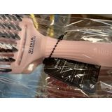Olivia Garden - Fingerbrush Combo - Haarborstel - Pastel Pink - Nylon Pinnen en Everzwijnhaar