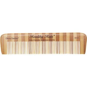 Olivia Garden - Bamboo Touch - Haarkam - Bamboe - 1 Stuk