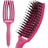 Olivia Garden - Fingerbrush Combo - Haarborstel - Hot Pink - 100% Everzwijnhaar