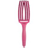 Olivia Garden - Fingerbrush Combo - Haarborstel - Hot Pink - 100% Everzwijnhaar