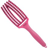 Olivia Garden - Fingerbrush Combo - Haarborstel - Hot Pink - 100% Everzwijnhaar