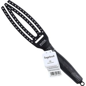Olivia Garden - Fingerbrush - Haarborstel - Antistatisch - Zwart