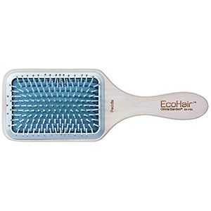 Olivia Garden Ecohair Paddle Styler Wit/Blauw