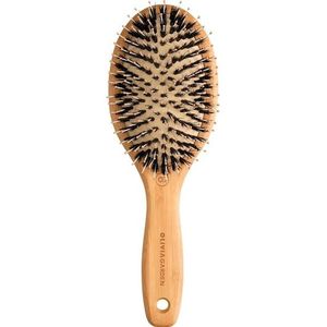 Olivia Garden Bamboo Touch Brush - Milieuvriendelijke ontwarrende borstel - Nylon borstelharen en varkenshaar - Maat M - Hout