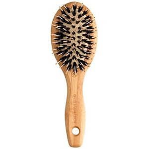 Olivia Garden - Pneumatische Borstel - Bamboe - Everzwijn/nylon Haren