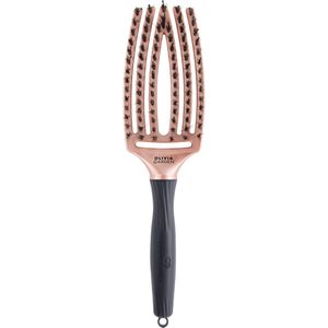 Olivia Garden - Fingerbrush Trinity - Platte Haarborstel - Rose Gold - 1 st