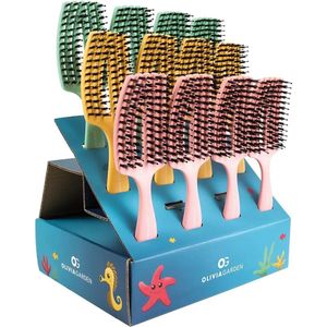 Olivia Garden Fingerbrush Care Mini Display - Kids Editie 12 Stuks