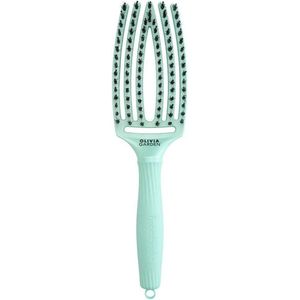 Olivia Garden - Fingerbrush Boar & Nylon - Haarborstel - Arctic Teal - 1 st