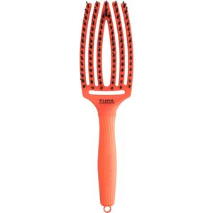 Olivia Garden - Fingerbrush - Haarborstel - Dolce Vita Orange Spritz - Nylon en Varkenshaar