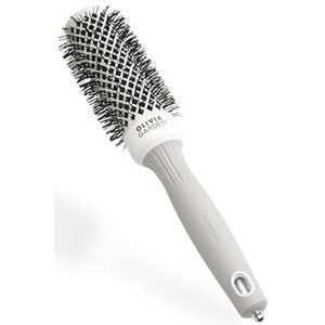 Olivia Garden - Expert Blowout Shine Haarborstel - Wit en grijs - 35