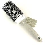 Olivia Garden - Expert Blowout Shine - Haarborstel - Wit/Grijs - 45mm