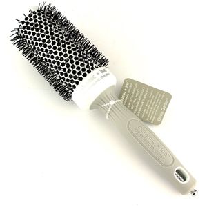 Olivia Garden - Expert Blowout Shine - Haarborstel - Wit/Grijs - 45mm