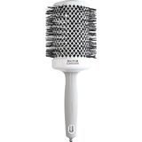 Olivia Garden - Expert Blowout Shine - Haarborstel - Wit en Grijs - 65 mm