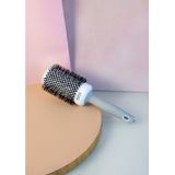 Olivia Garden - Expert Blowout Shine - Haarborstel - Wit en Grijs - 80mm