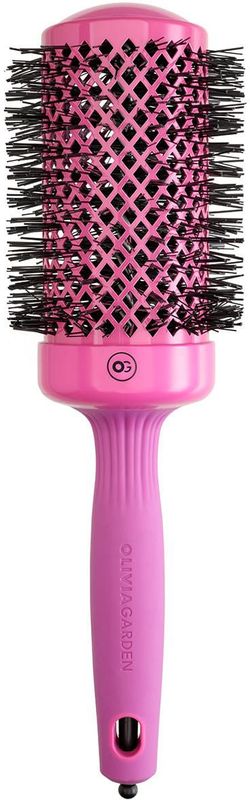 Olivia Garden Expert Shine Hot Pink Fohnborstel voor lang haar 55 mm 1 st