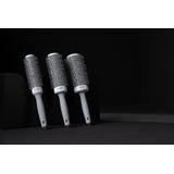 Olivia Garden - Expert Blowout Speed Wavy - Haarborstel - Wit/Grijs - 25mm