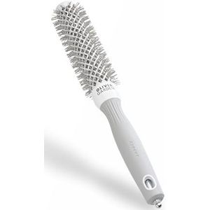 Olivia Garden Expert Blowout Speed Borstel Wavy Bristles White & Grey Brush Ø25mm
