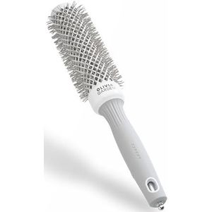 Olivia Garden - Expert Blowout Speed Wavy - Haarborstel - Wit/Grijs - 35mm