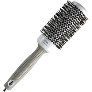Olivia Garden Expert Blowout Speed Borstel Wavy Bristles White & Grey Brush Ø45mm