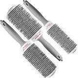 Olivia Garden - Expert Blowout Speed Wavy - Haarborstel - Wit/Grijs - 55mm