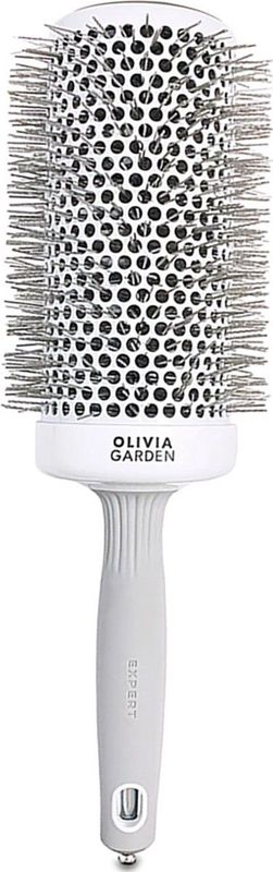 Olivia Garden - Expert Blowout Speed - Haarborstel - Wit en Grijs - Keramisch