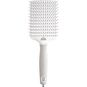 Olivia Garden - Expert Care Vent - Nylon - Silver - Haarborstel - L