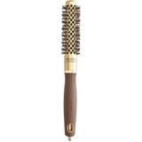 Olivia Garden Expert Blowout Shine Borstel Wavy Bristles Gold&Brown Brush Ø20mm