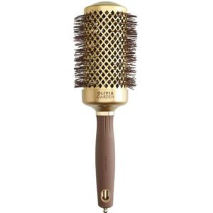 Olivia Garden Expert Blowout Shine Wavy Bristles Gold and Brown 55