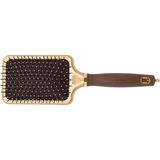 Olivia Garden - Rectangular Paddle - Haarborstel - Gold&Brown - 1 st