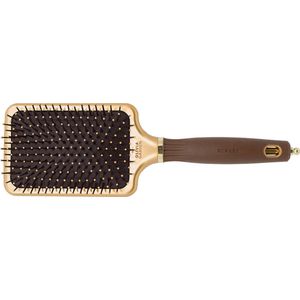 Olivia Garden - Rectangular Paddle - Haarborstel - Gold&Brown - 1 st